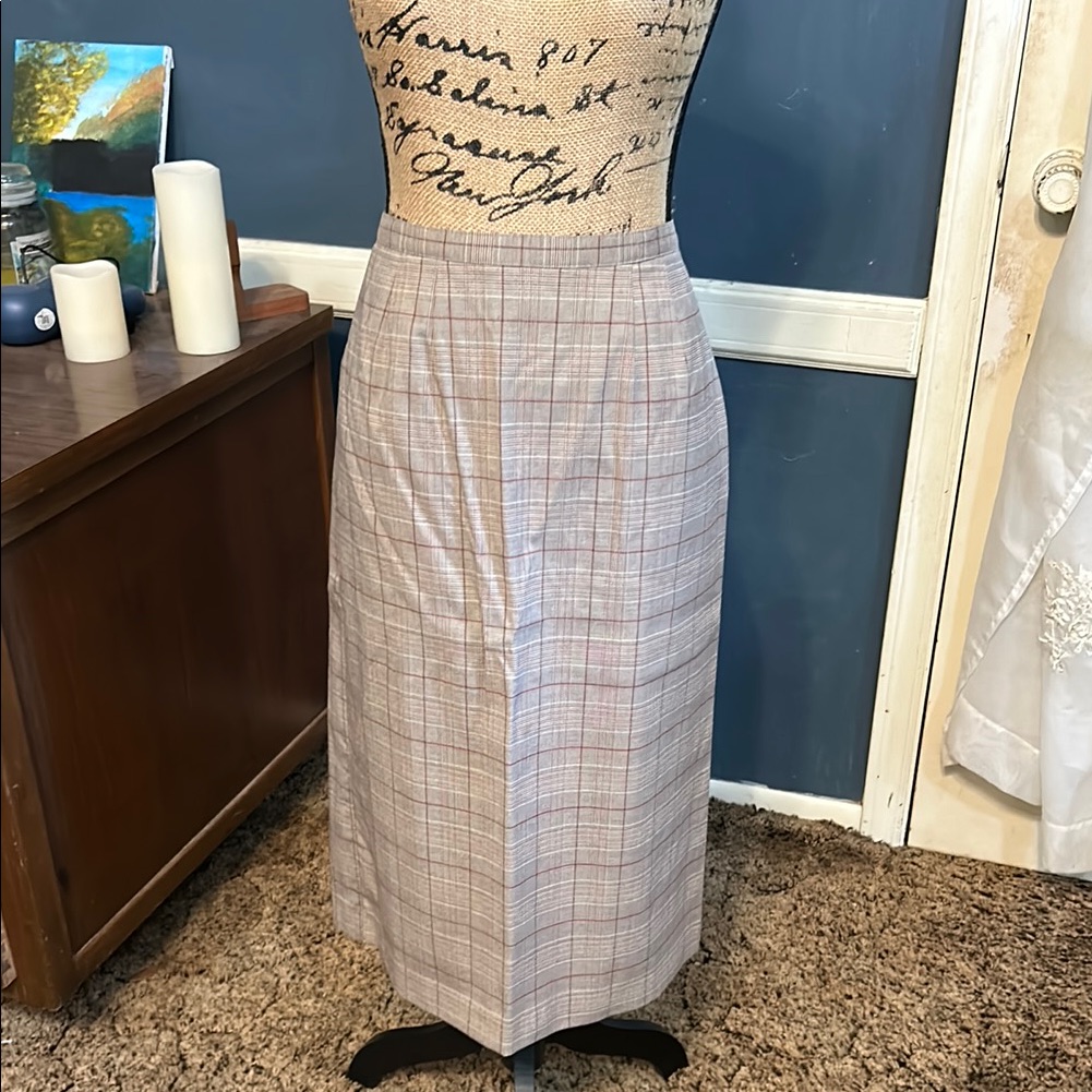Koret Cream Midi Pencil Skirt For Work